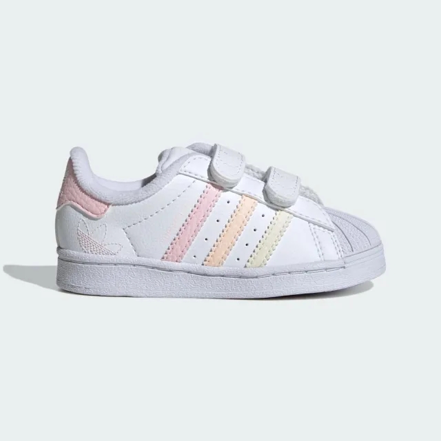 adidas Originals Nursery Superstar Trainer - White - Size 4 - White