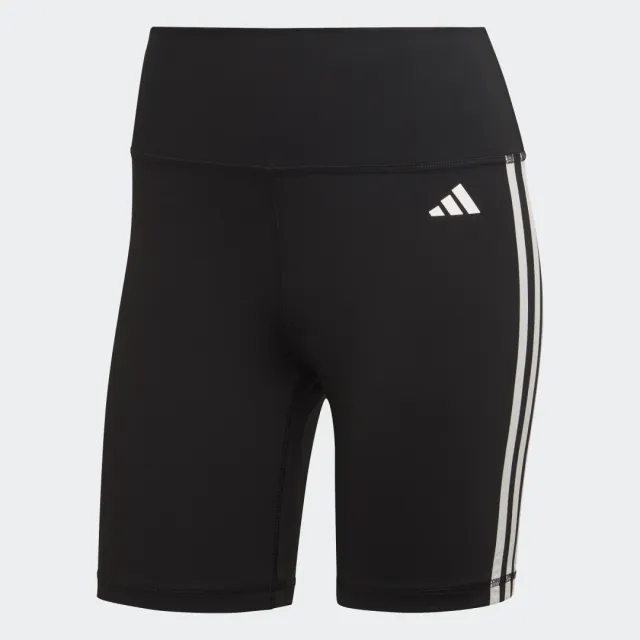 adidas Training Essentials 3 Stripes High Waisted Short Leggings