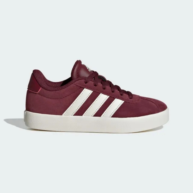 adidas  VL COURT 3.0 K  girls's Children's Shoes (Trainers) in Red