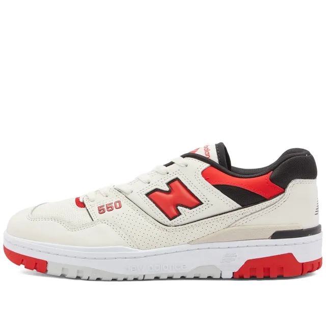 New Balance 550 - Red, Red