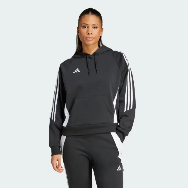 adidas  TIRO24 SWHOODW  women's Sweatshirt in Black
