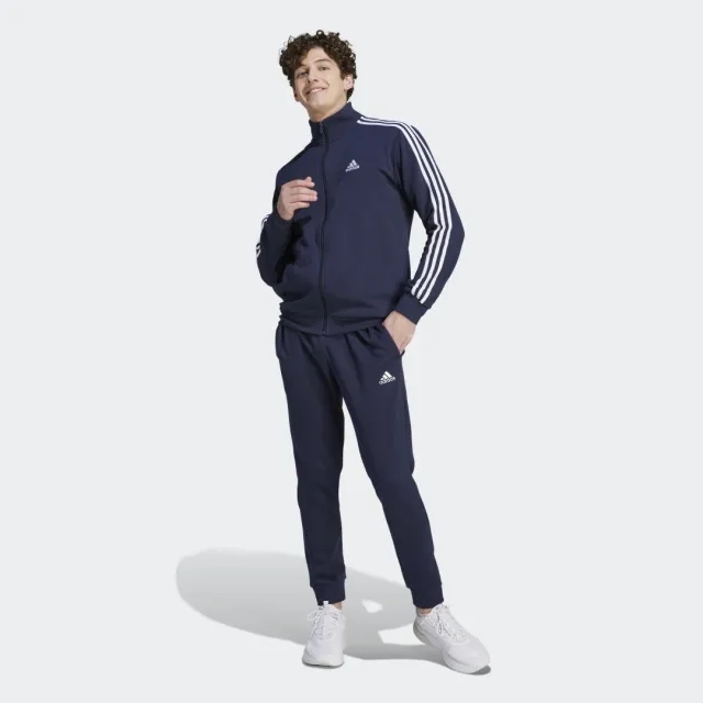 Adidas Basic 3 Stripes Fleece Tracksuit
