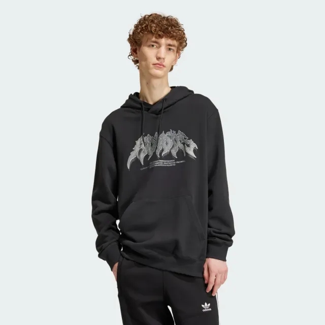 adidas Originals Flames Concert Hoodie, Black