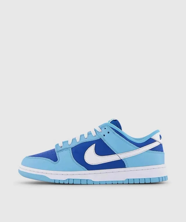 Nike Dunk Low Argon Sneaker - Flash/White-Argon Blue-Flash