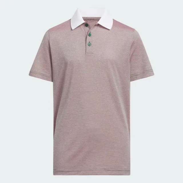 adidas Ottoman Striped Short Sleeve Polo Shirt