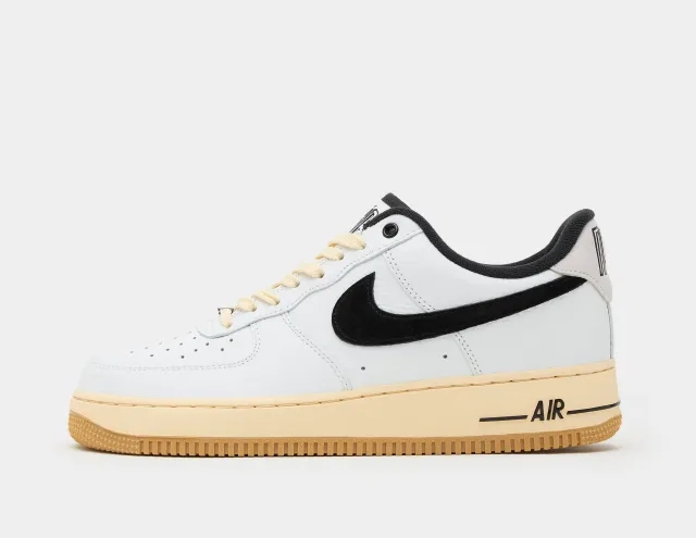 Nike Women'S Air Force 1 '07 Sneaker - Summit White/Black-Muslin-Gum Lt Brown