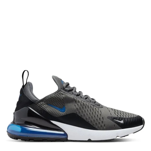 Nike Unisex Air Max 270 Trainers Iron Grey/Game Royal/Black Textile