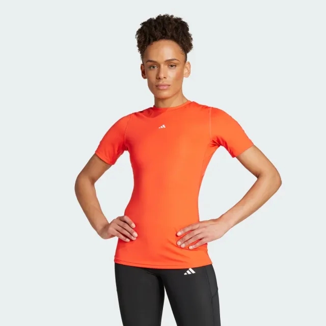 Adidas Performance Techfit Training T-Shirt In Red