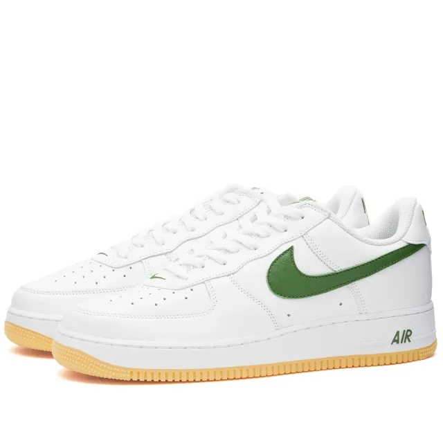 Nike Air Force 1 Low Retro Sneaker - White/Forest Green-Gum Yellow
