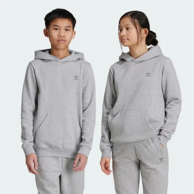 adidas Originals Junior Essential Overhead Hoodie - Grey - Size XL/B - Grey