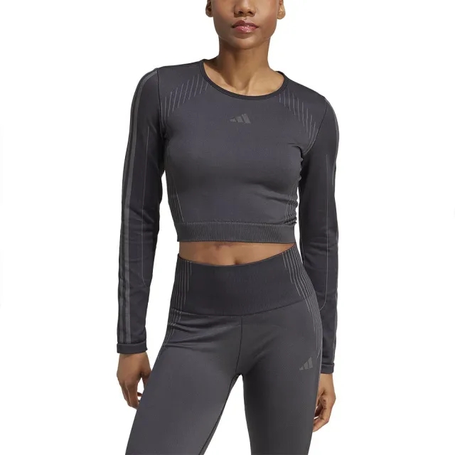 Adidas Knit Long Sleeve T-shirt  - Grey