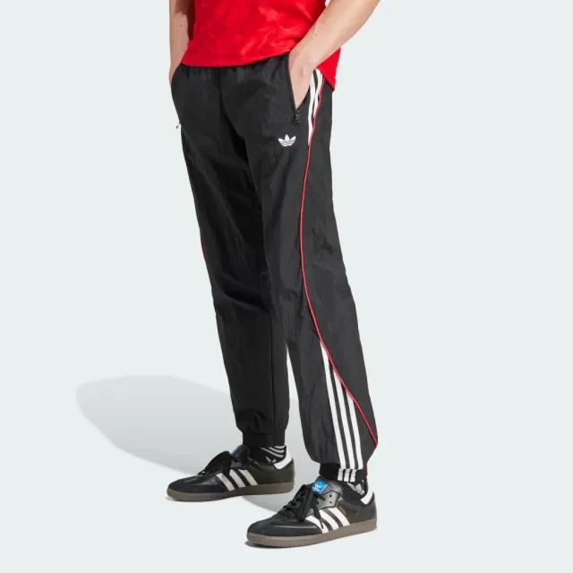 Adidas Men's Premium Track Pant Black/Betrack Toper Scarlet