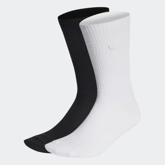 Adidas Originals Premium Essentials Crew Sock 2-Pack White/ Black Xs