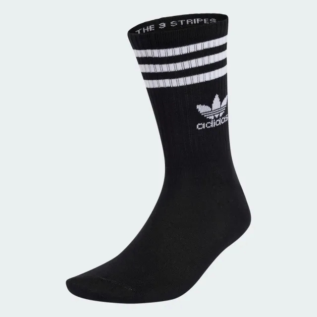 adidas Originals Unisex 3 Stripes Crew Socks 6 Pairs