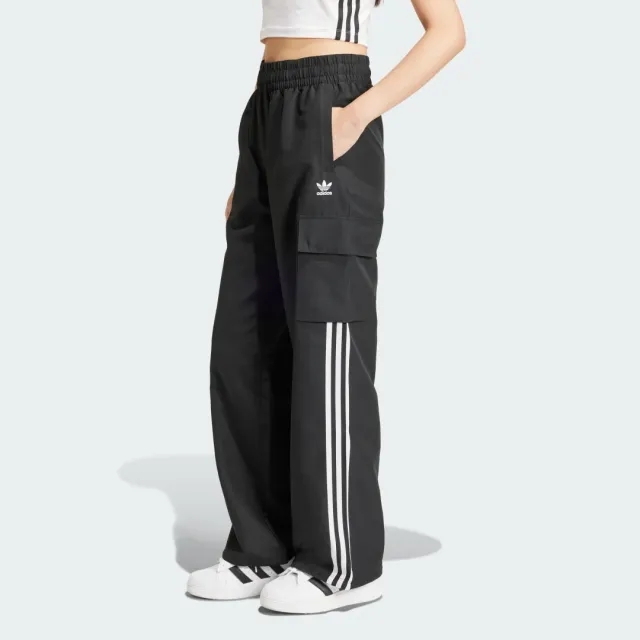 adidas Originals Womens 3-Stripe Cargo Pant - Beige - Size M - Beige