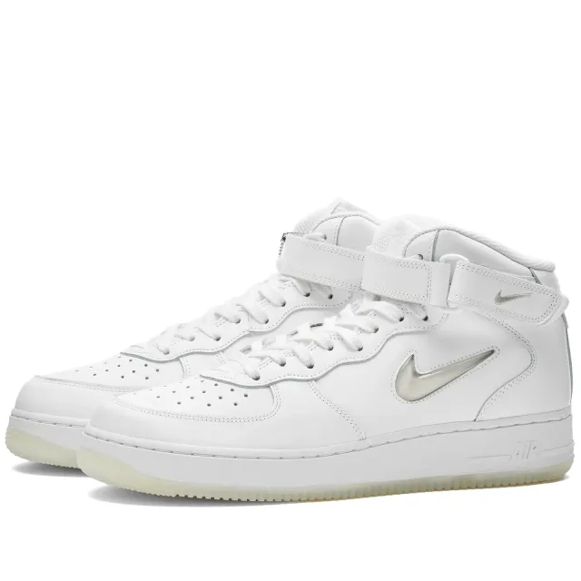 Nike Air Force 1 Mid Sneaker - Lt Bone/Summit White-Lt Bone-Lt Bone