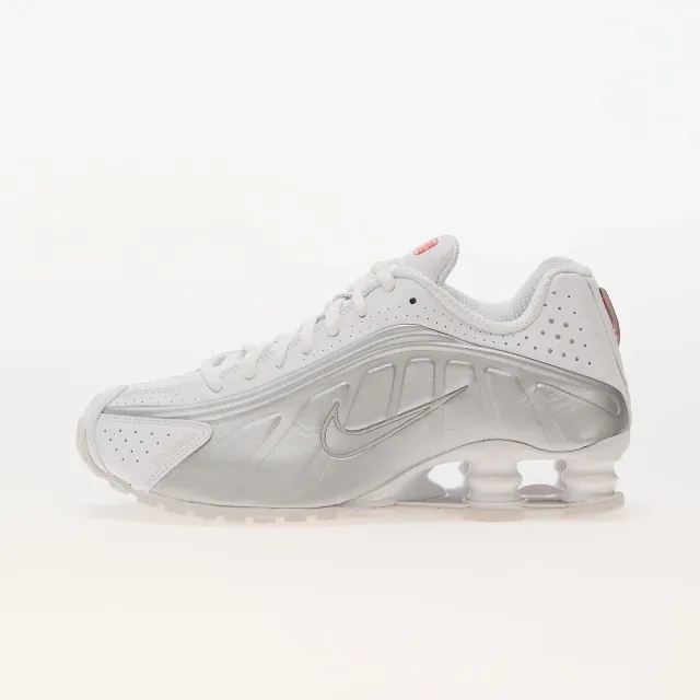 Sneakers Nike W Shox R4 White/ White-Metallic Silver-Max Orange Eur 46