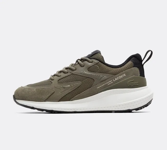 Lacoste Men's L003 Evo Trainers - Khaki & White
