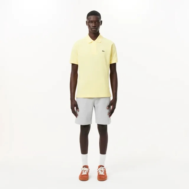 Lacoste Regular Fit Fleece Shorts - Light Heathered Grey