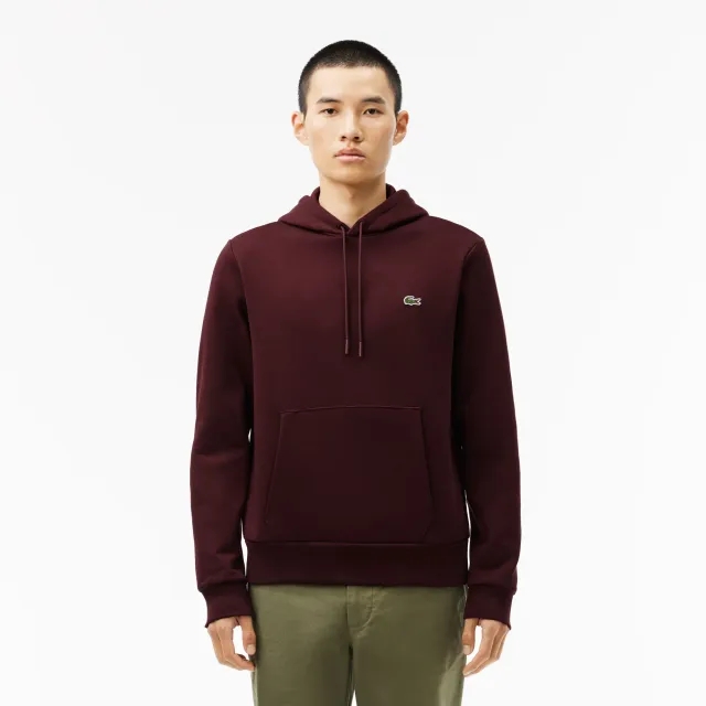 Lacoste Fleece Hoodie - Bordeaux