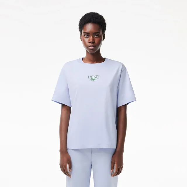 Lacoste Relaxed-Fit Printed Cotton T-Shirt