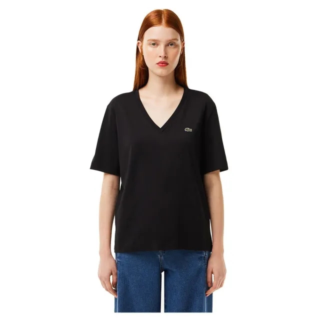 Lacoste Tf7300 Short Sleeve V Neck T-shirt