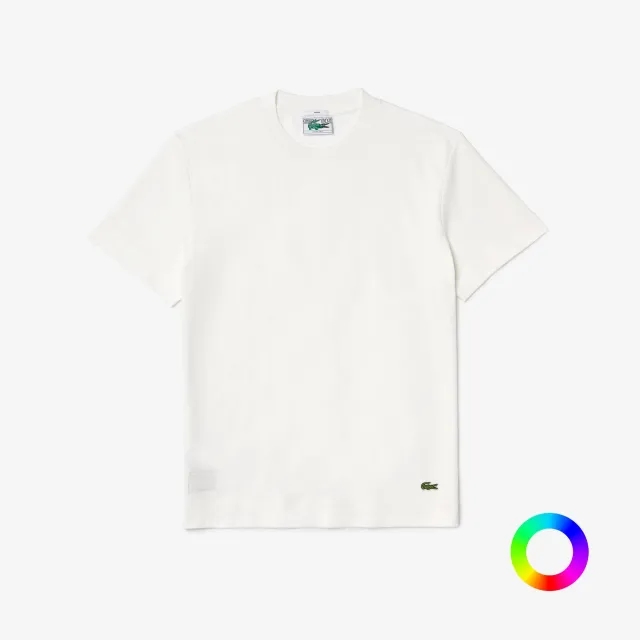 Lacoste Customised Unisex Crew Neck Organic Cotton T-shirt - Without Color