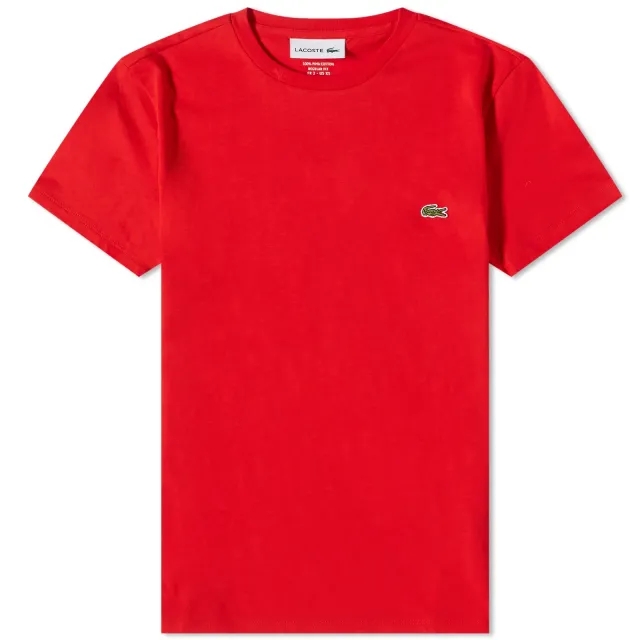 Lacoste Pima Crew Neck T-Shirt