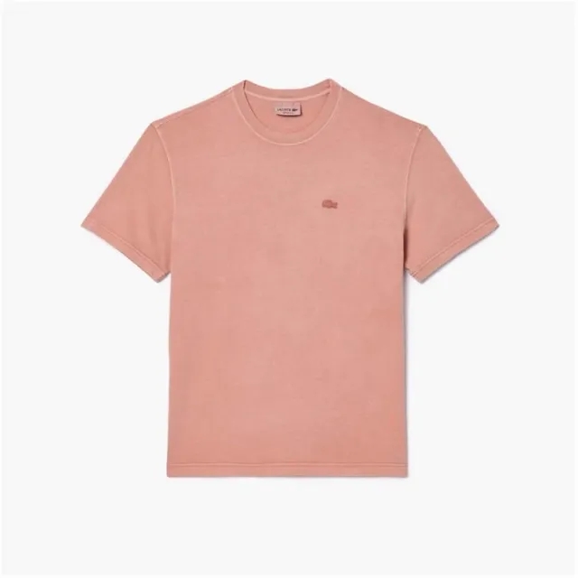 Lacoste Natural Dyed Jersey T-shirt - Pink