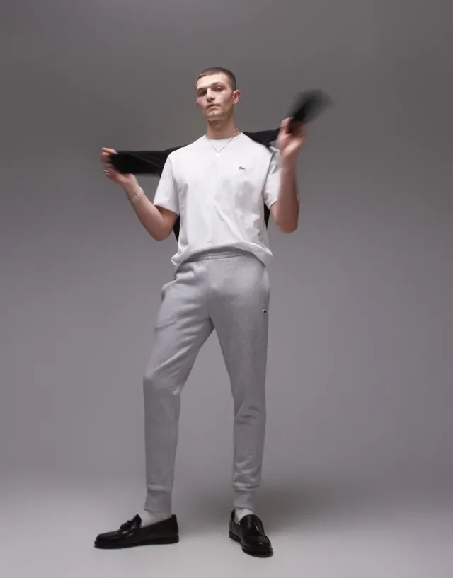 Lacoste Slim Fit Sweatpants - Grey Chine