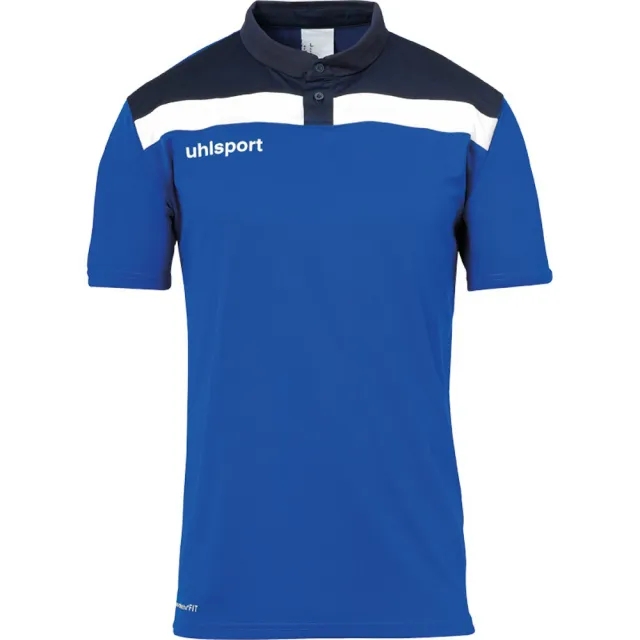 Uhlsport Offense 23 Short Sleeve Polo  - Blue