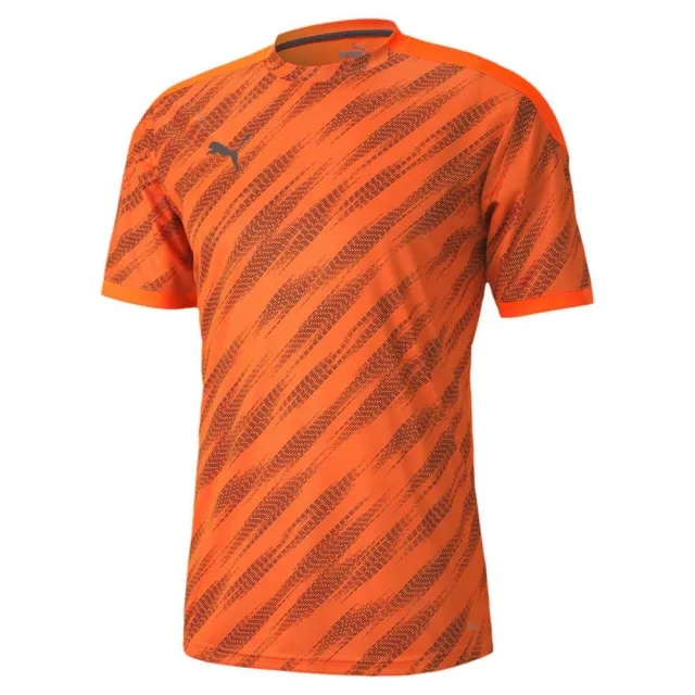 Puma Ftblplay Graphic Short Sleeve T-shirt  - Orange