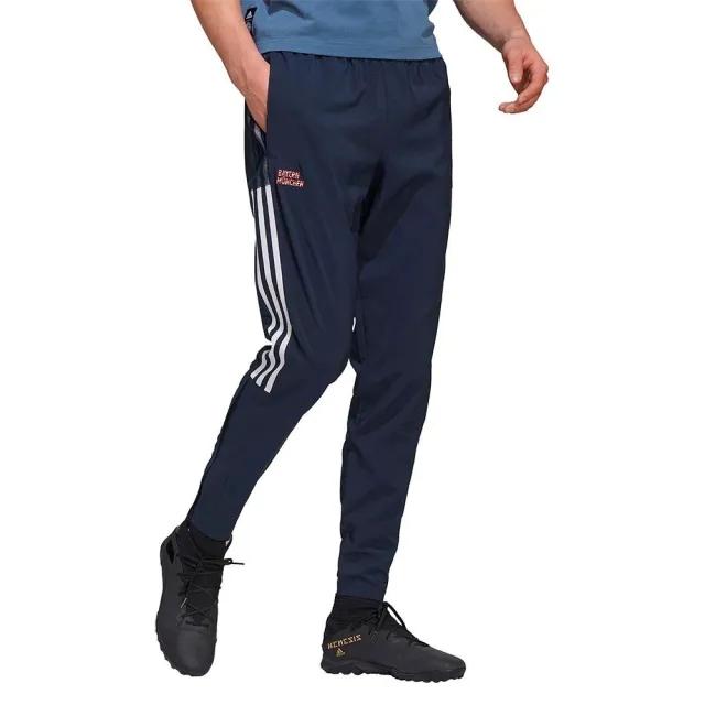 Adidas Bayern Munich Q2 Woven 21/22 Pants  - Blue