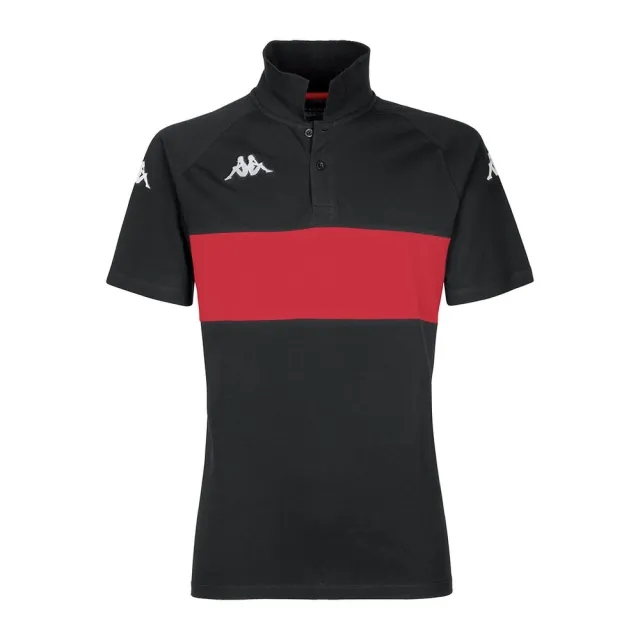 Kappa Dianetti Short Sleeve Polo  - Red,Black