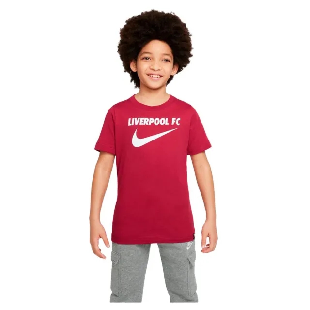 Nike Liverpool Fc Swoosh 22/23 Short Sleeve T-shirt Junior  - Red