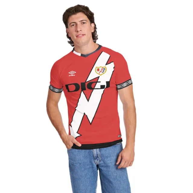 Umbro Rayo Vallecano Mens SS Away Shirt 2022/23