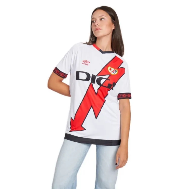 Umbro Rayo Vallecano Mens SS Home Shirt 2022/23