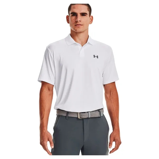 Men's  Under Armour  Matchplay Polo White / Pitch Gray XXL