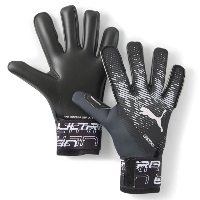Puma Goalkeeper Gloves Ultra Grip 1 Hybrid Eclipse - ['Black']