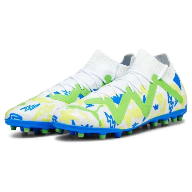Puma Future Match x Neymar MG Mens White Football Boots
