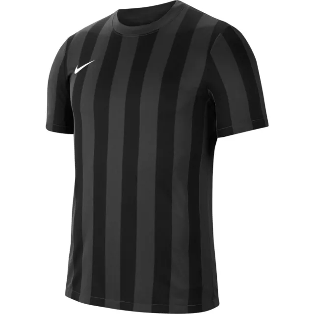 Nike Playershirt Df Striped Division Iv - ['Grey', 'Black']