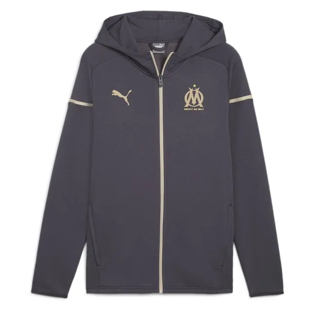 Puma Olympique Marseille Casuals Jacket  - Grey