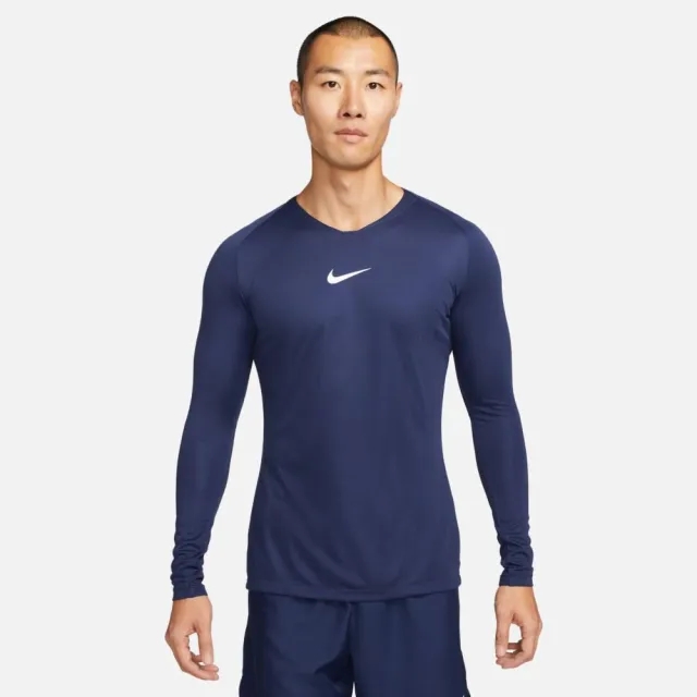 Nike Dri Fit Park First Layer Long Sleeve T-shirt  - Blue
