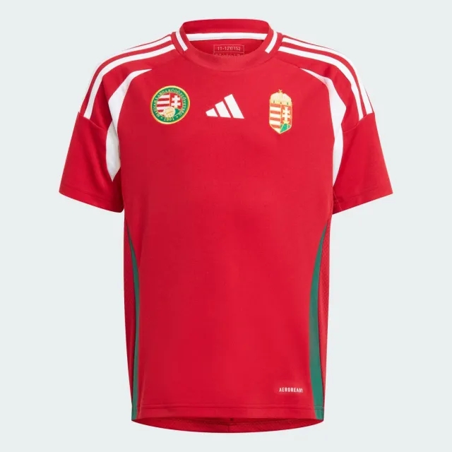 adidas Hungary Kids SS Home Shirt 2024