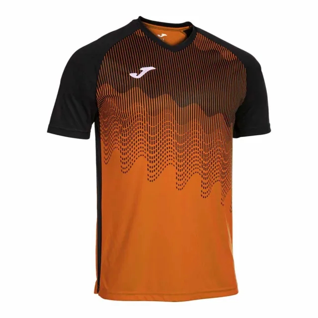 Joma Tiger Vi Short Sleeve T-shirt  - Orange,Black