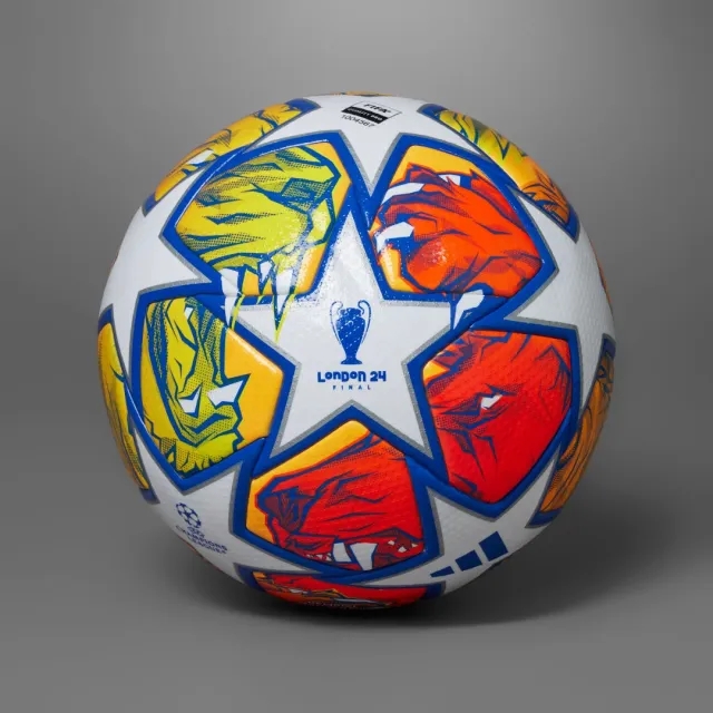 adidas UEFA Champions League Knockout Pro Match Football - White/Red/Orange