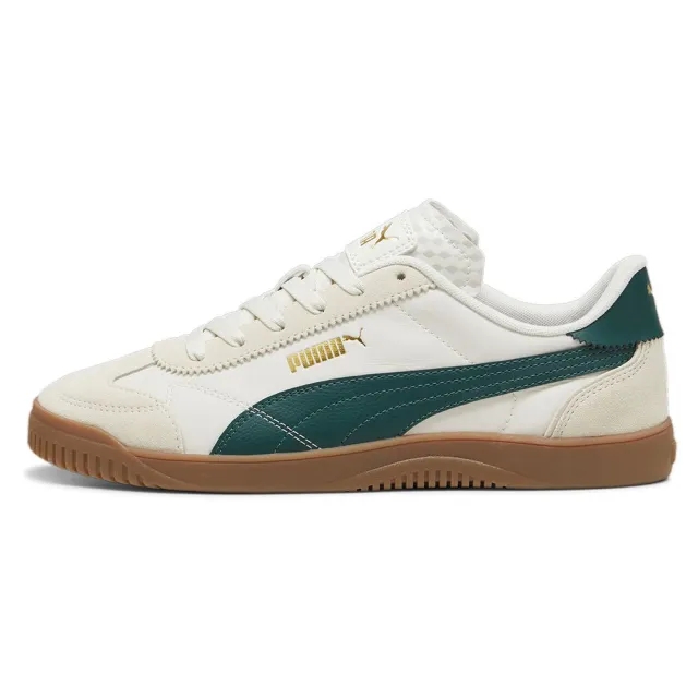 Puma Unisex Club 5V5 White/Green Trainers
