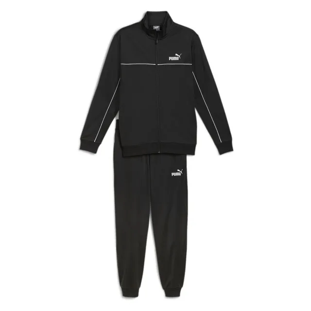 PUMA Piping Tracksuit Men, Black