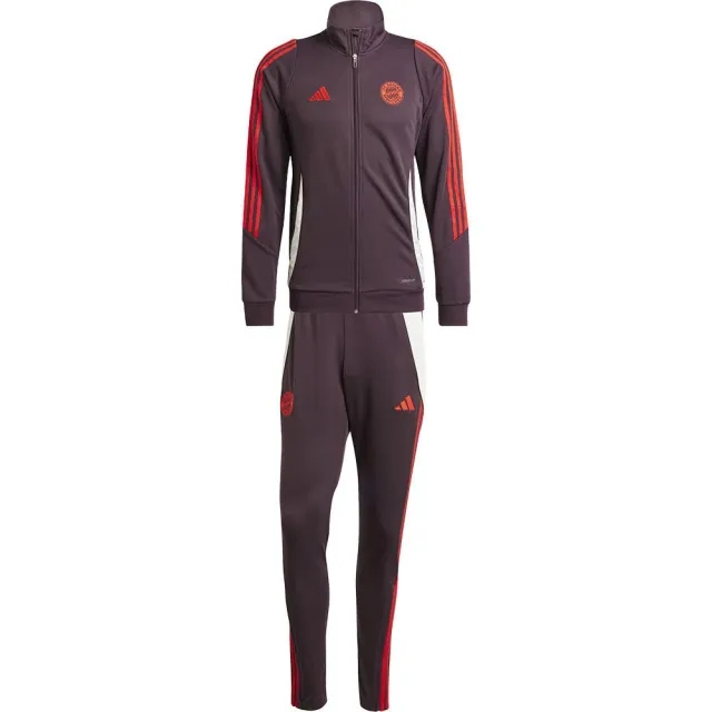 adidas Bayern München Tracksuit Tiro 24 - Shadow Maroon/Red - ['Red']