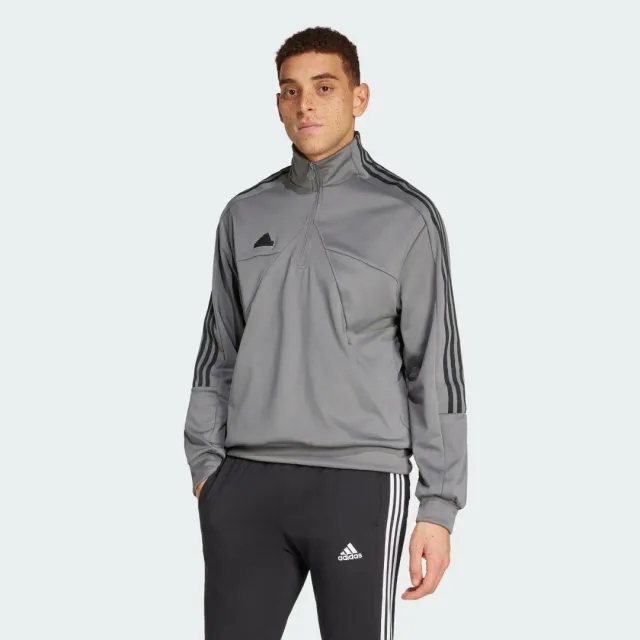 Adidas House Of Tiro Half Zip Tracksuit Jacket  - Grey
